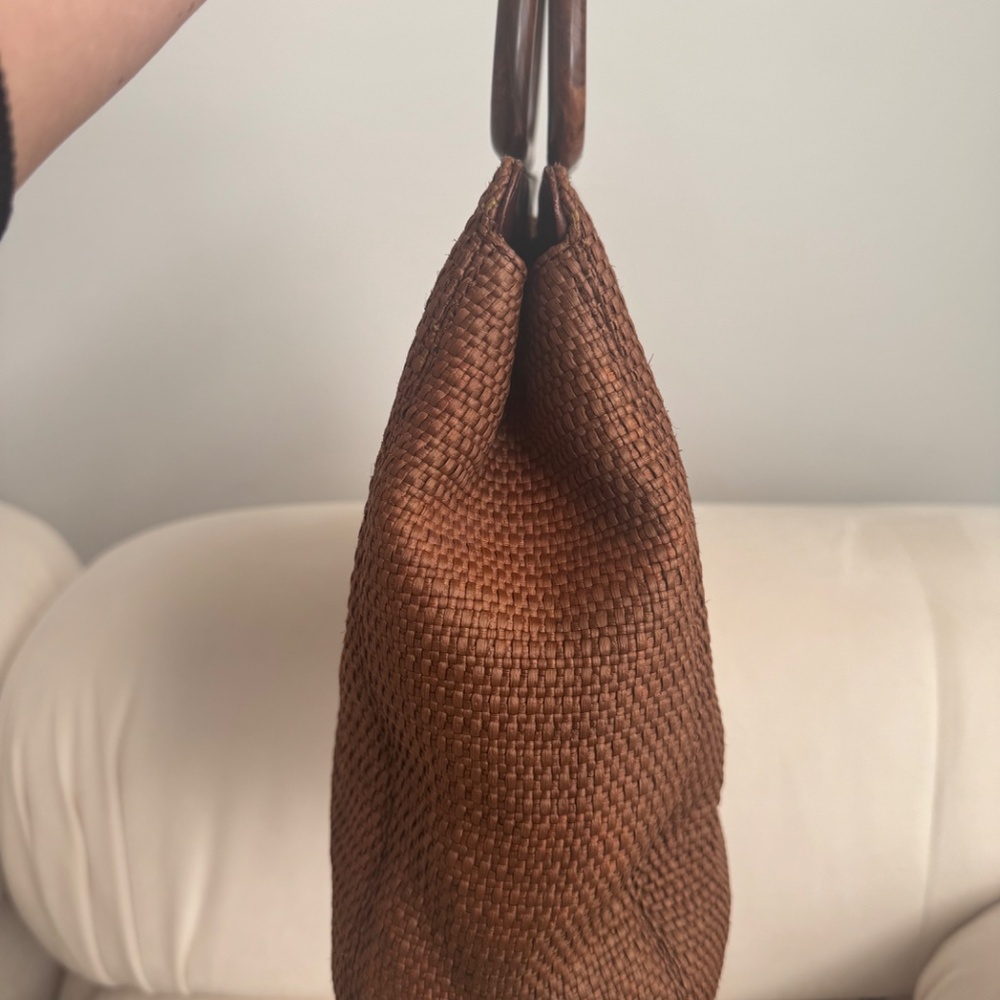 Chanel Raffia Top Handle Handbag - Picture 3 of 10